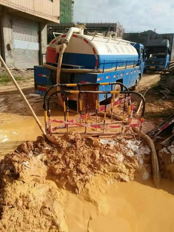 广华办事处工地淤泥清淤