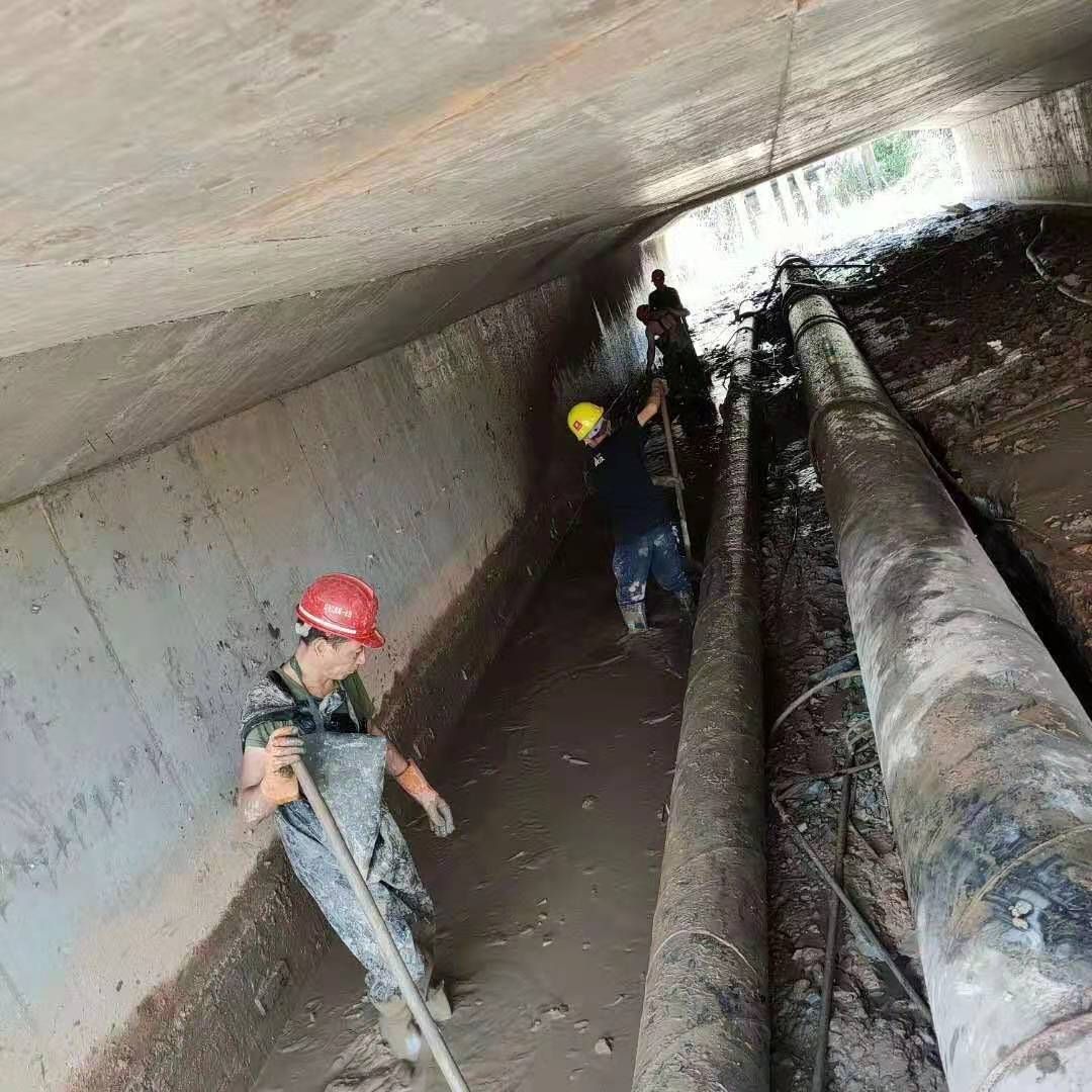 广华办事处工业管道清淤